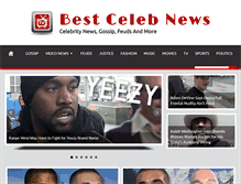 Tablet Screenshot of bestcelebnews.com